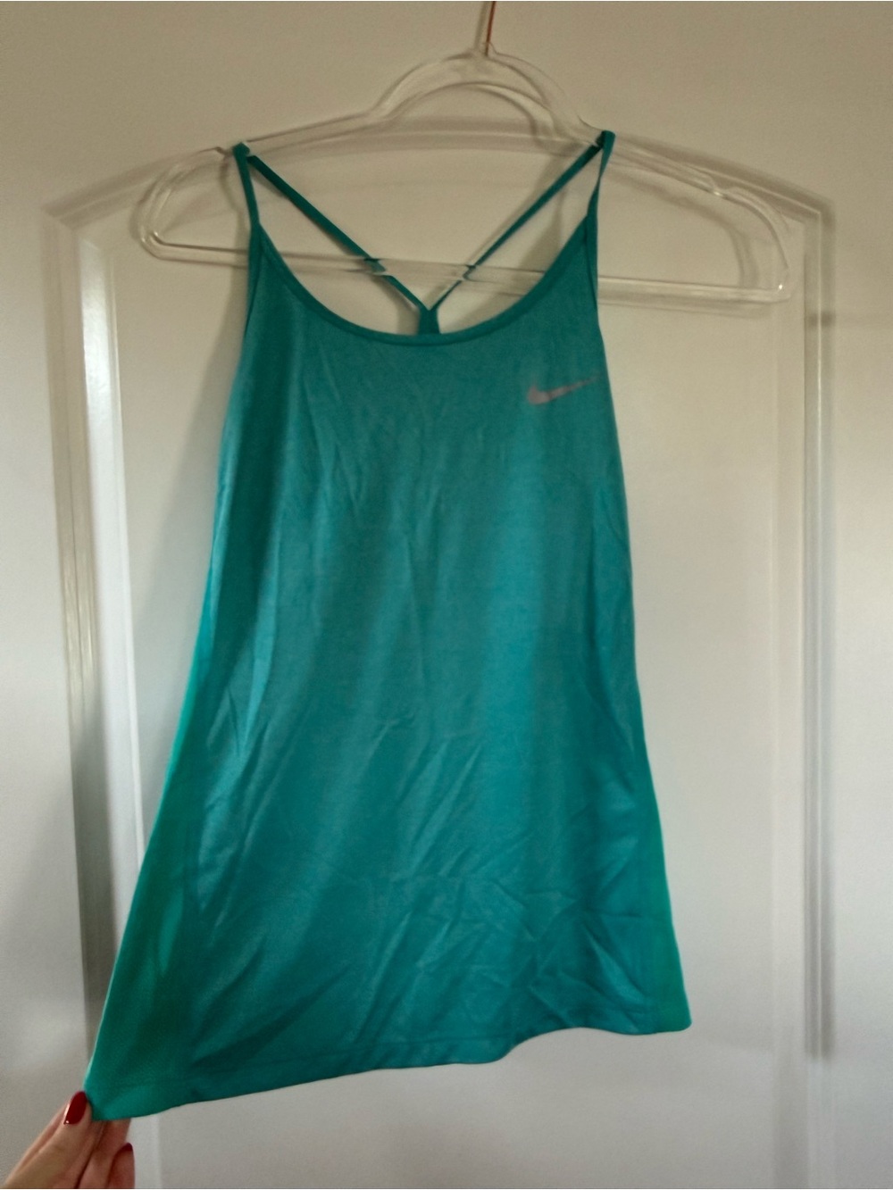 Nike Teal Strappy Active Tank